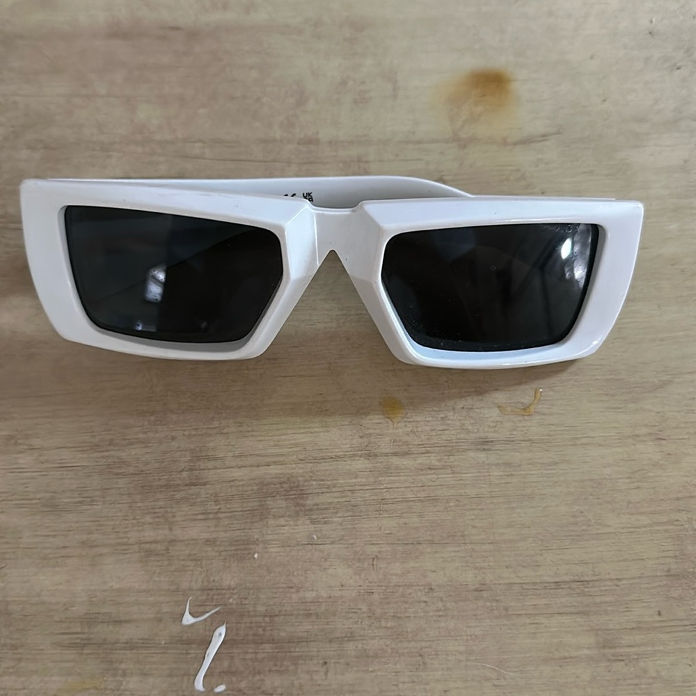 White Prada sunglasses